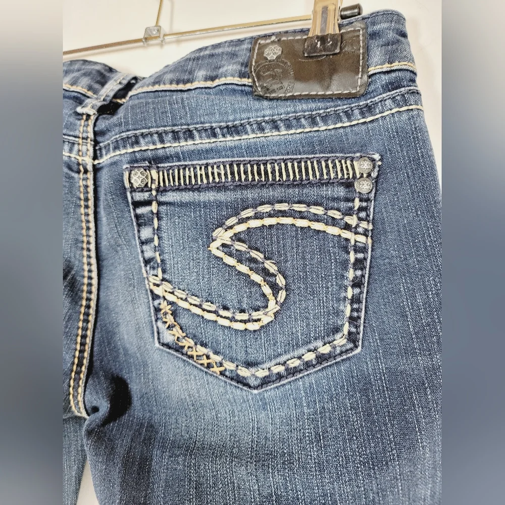 Silver AIKO BOOTCUT Jeans, Size 28